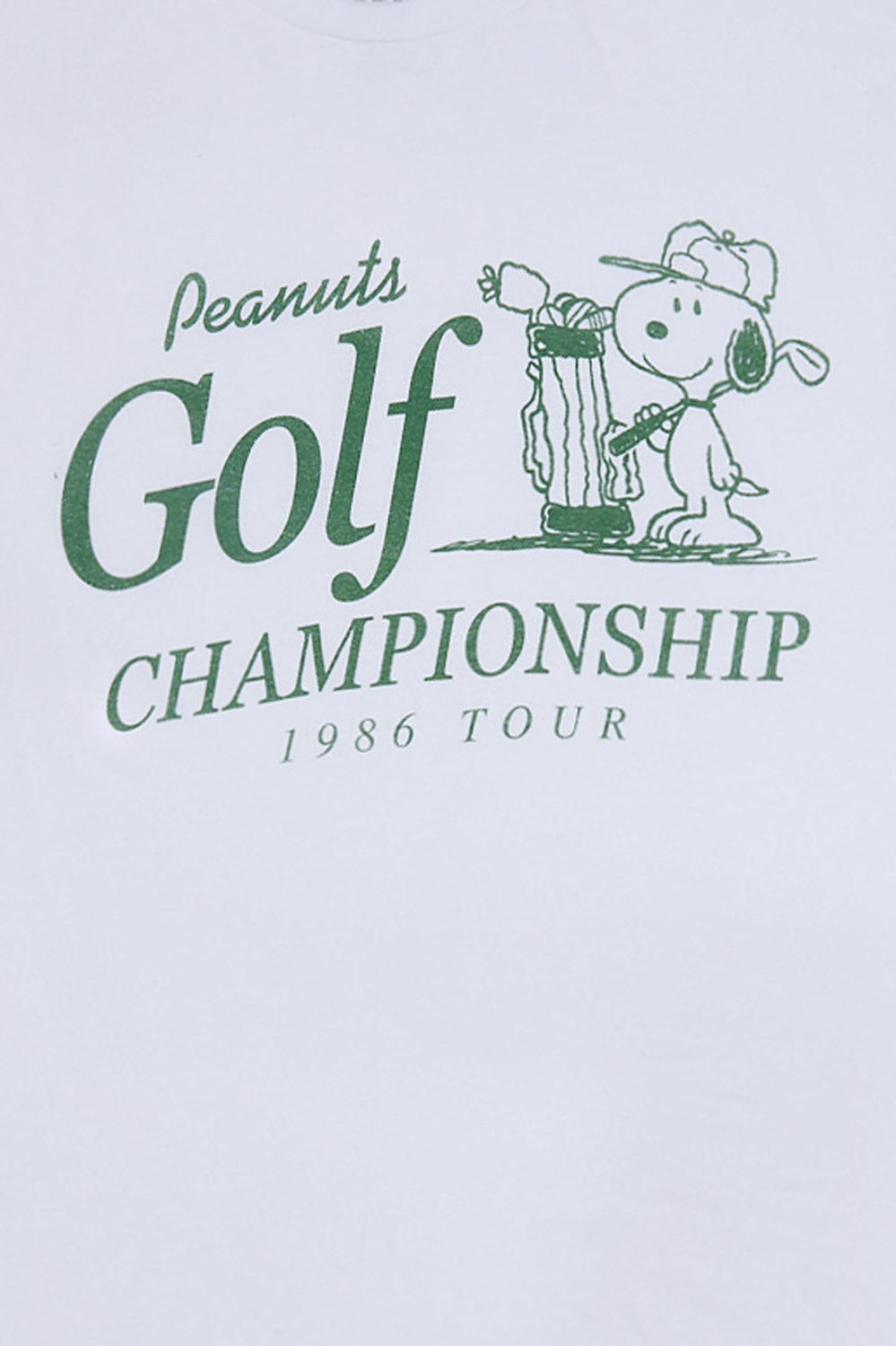 Mens Peanuts Golf Championship Graphic T-Shirt Mens Peanuts Golf Championship Graphic T-Shirt