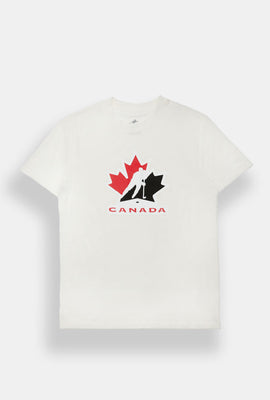 T-shirt imprimé logo Team Canada