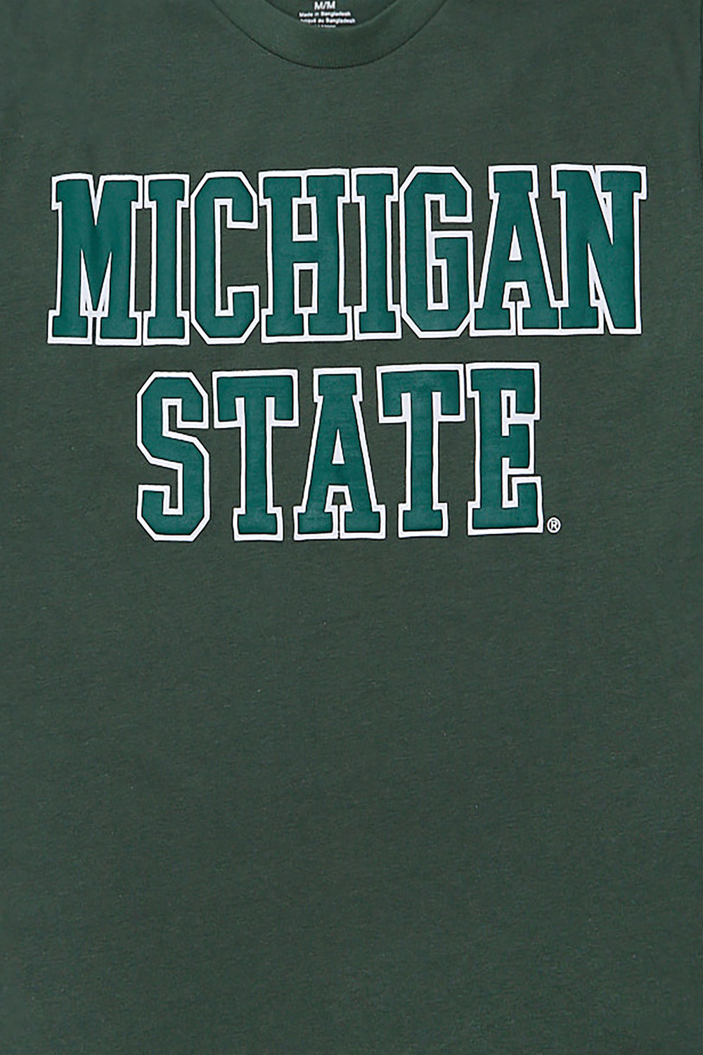 Mens Michigan State Puff Print Graphic Tee Mens Michigan State Puff Print Graphic Tee