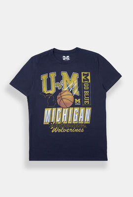 Mens Michigan Wolverines Basketball Graphic Tee