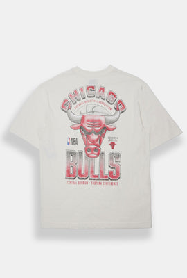 T-shirt surdimensionné imprimé Chicago Bulls homme