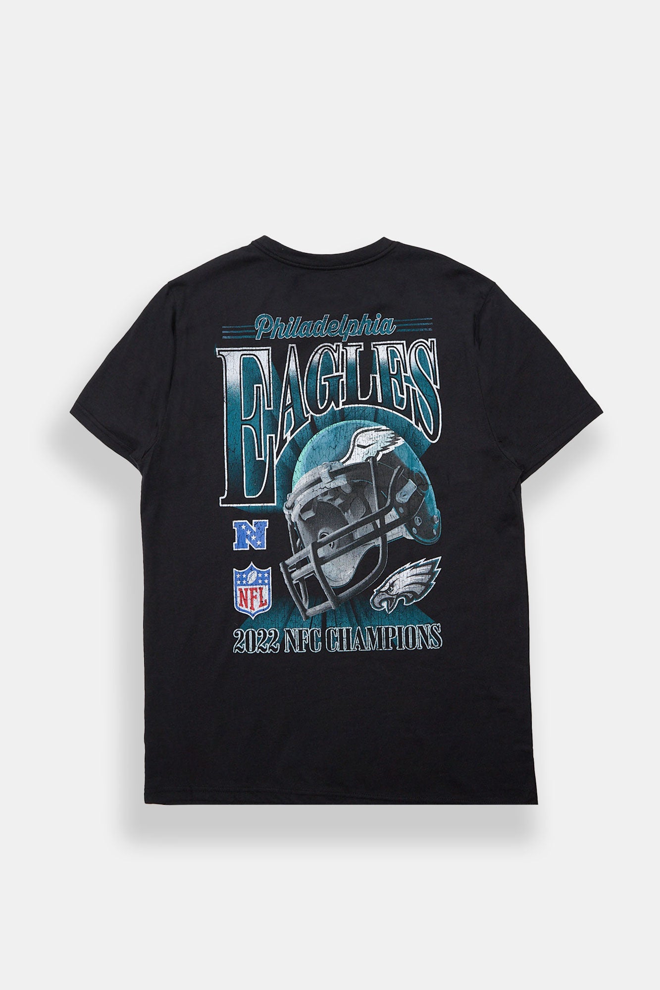 Mens Philadelphia Eagles Graphic Oversized Tee - Black /