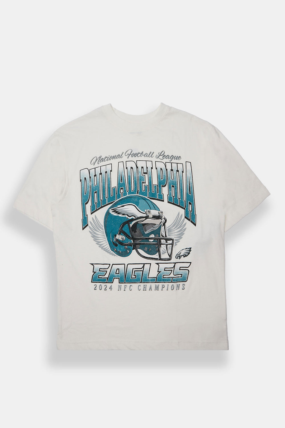 T-shirt surdimensionné imprimé Philadelphia Eagles 2022 Champions homme T-shirt surdimensionné imprimé Philadelphia Eagles 2022 Champions homme