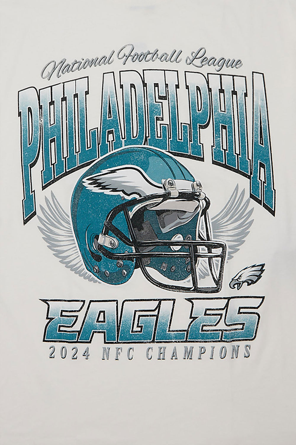 T-shirt surdimensionné imprimé Philadelphia Eagles 2022 Champions homme T-shirt surdimensionné imprimé Philadelphia Eagles 2022 Champions homme