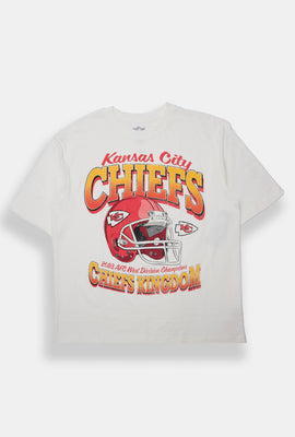 Mens Kansas City Chiefs 2023 Champions Graphic Oversized Tee