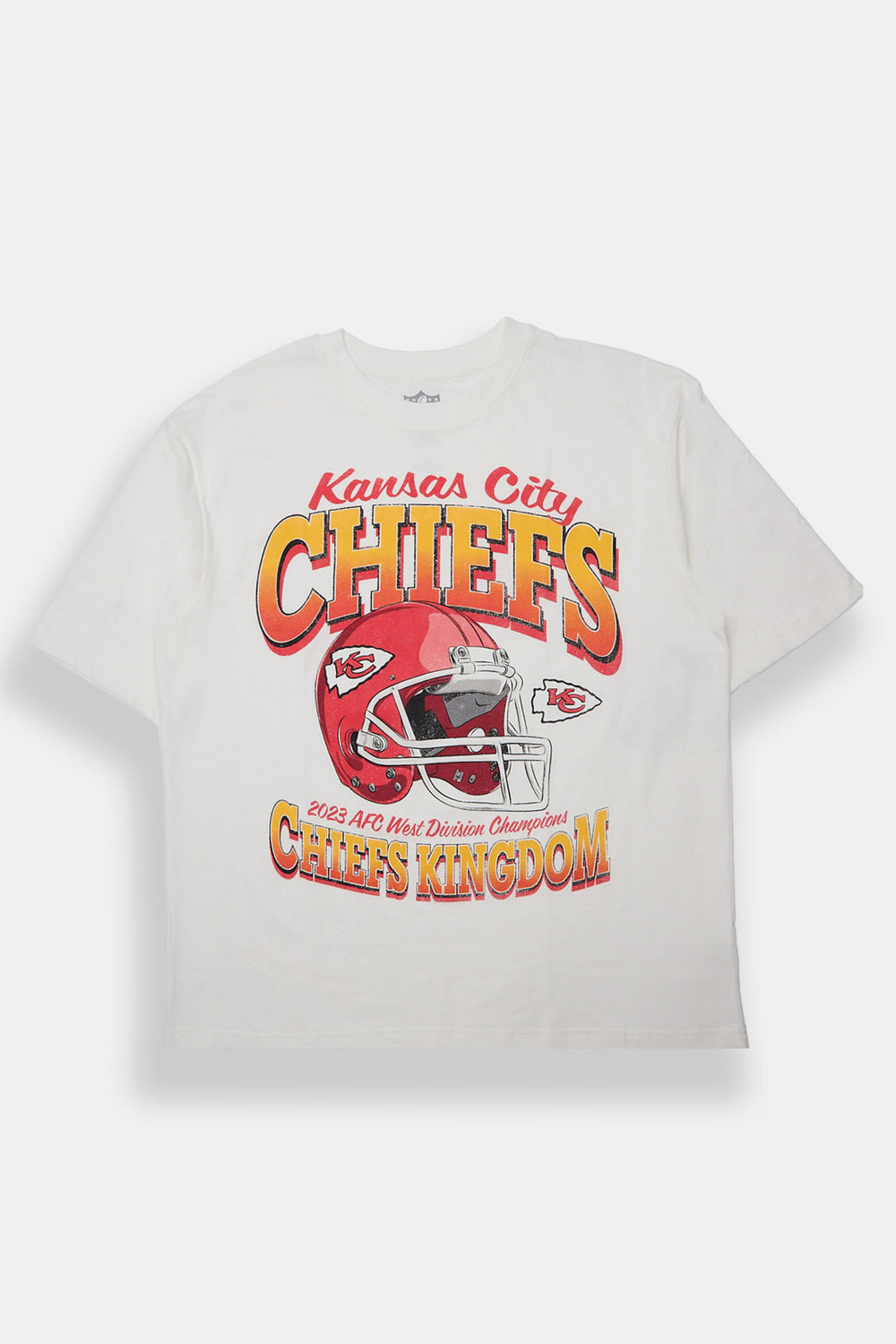 Mens Kansas City Chiefs 2023 Champions Graphic Oversized Tee Mens Kansas City Chiefs 2023 Champions Graphic Oversized Tee