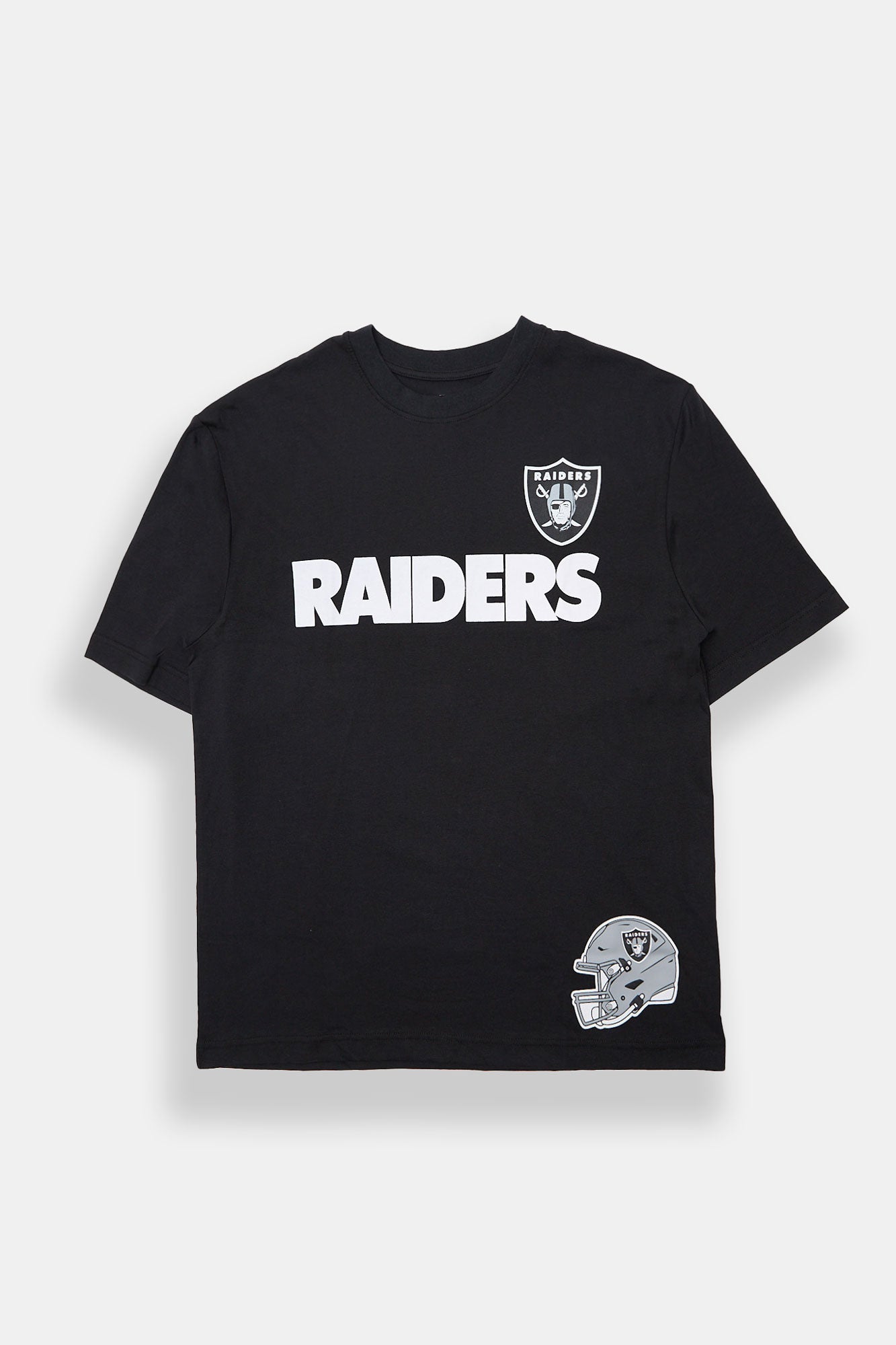Mens Las Vegas Raiders HD Graphic Oversized Tee - Black /