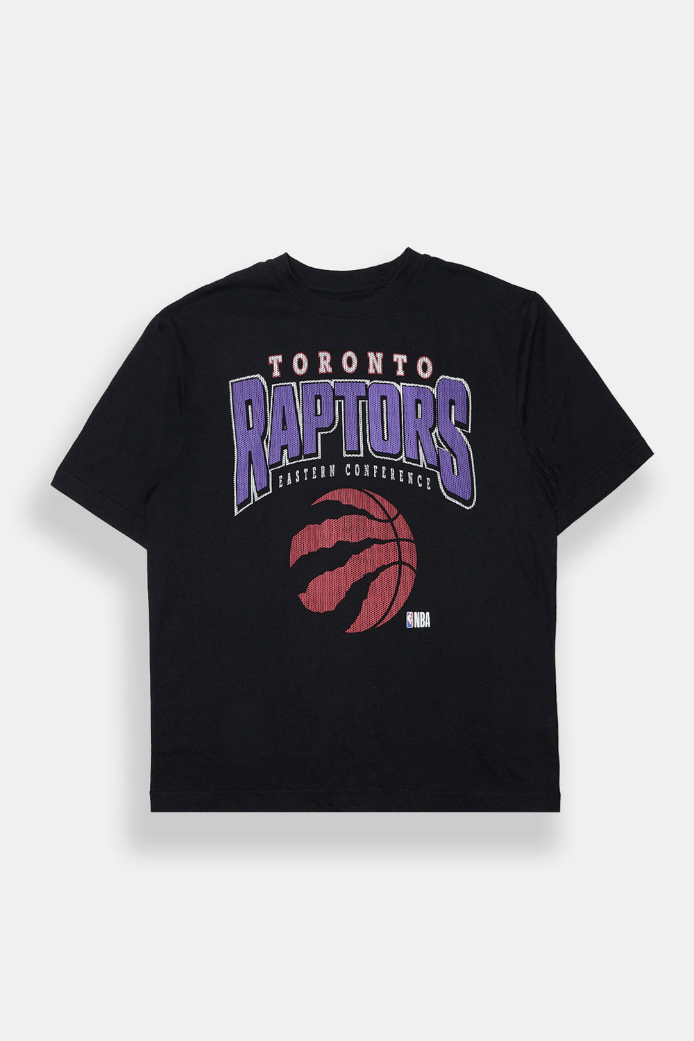 Mens Toronto Raptors Mesh Printed Oversized Tee Mens Toronto Raptors Mesh Printed Oversized Tee