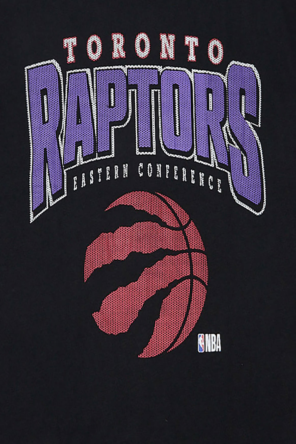 Mens Toronto Raptors Mesh Printed Oversized Tee Mens Toronto Raptors Mesh Printed Oversized Tee