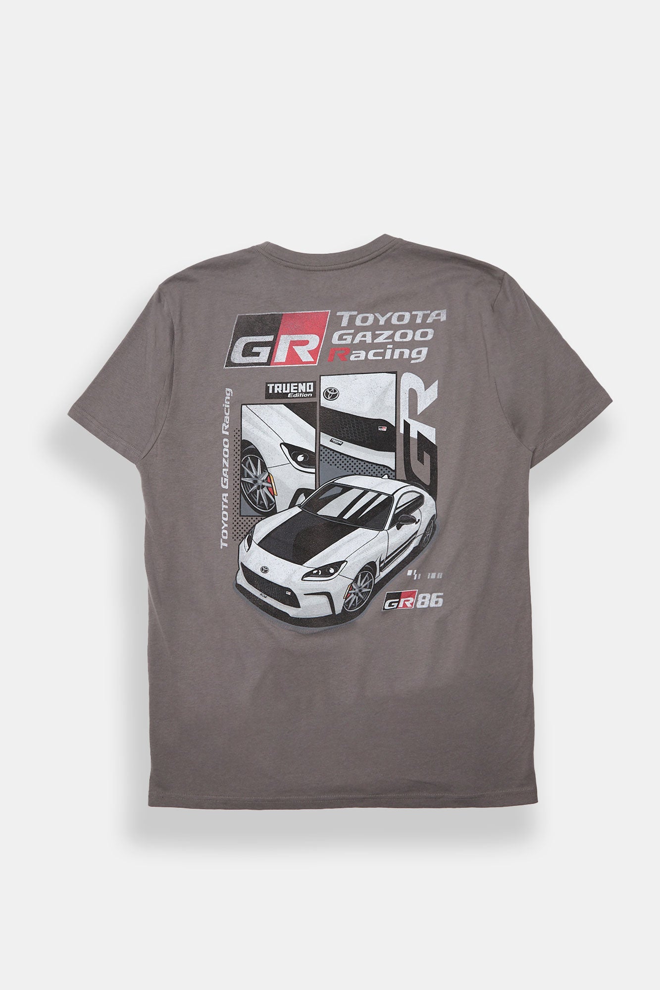 Mens Toyota Gazoo Racing 86 Graphic Tee - Charcoal /