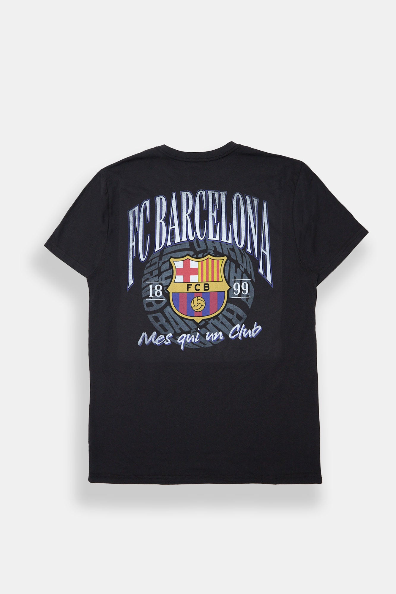 Mens FC Barcelona Graphic Tee - Black /