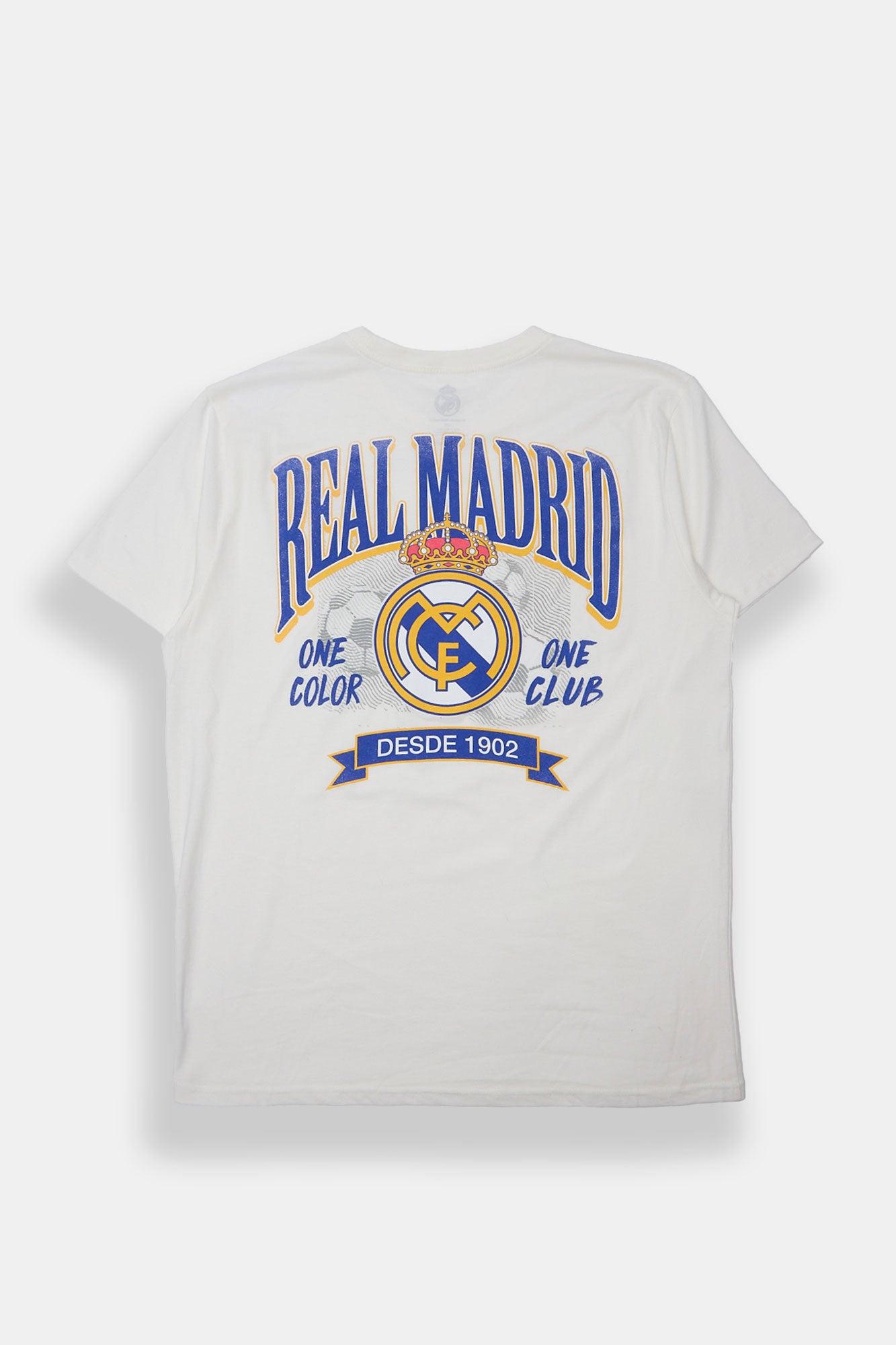 Mens Real Madrid Football Club Graphic Tee - White /