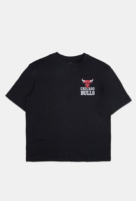 T-shirt imprimé logo Chicago Bulls homme