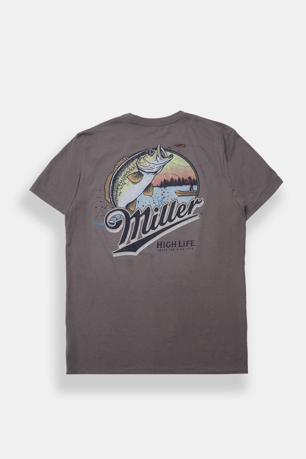 T-shirt imprimé de pêche Miller High Life T-shirt imprimé de pêche Miller High Life