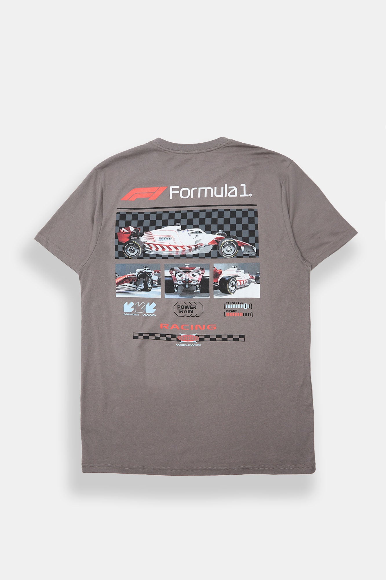 Mens F1 Graphic Tee - Charcoal /