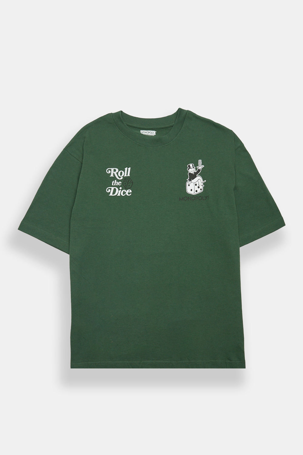 T-shirt surdimensionné imprimé Monopoly Roll The Dice T-shirt surdimensionné imprimé Monopoly Roll The Dice