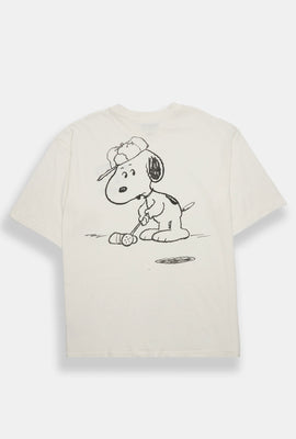 Peanuts Snoopy Golf Graphic Oversized Tee