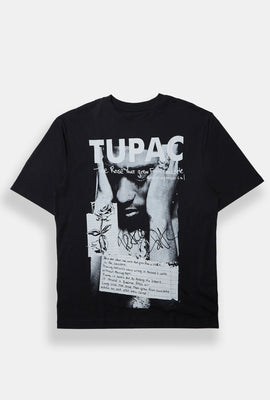 Mens Tupac The Rose That Grew From Concrete Oversized Tee