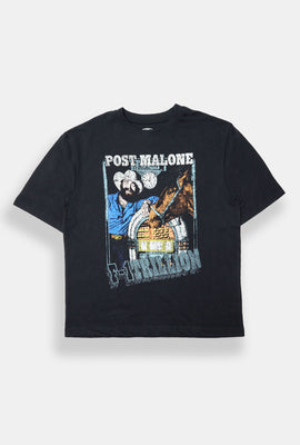 Mens Post Malone Graphic Oversized Tee