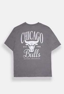 T-shirt surdimensionné brodé Chicago Bulls
