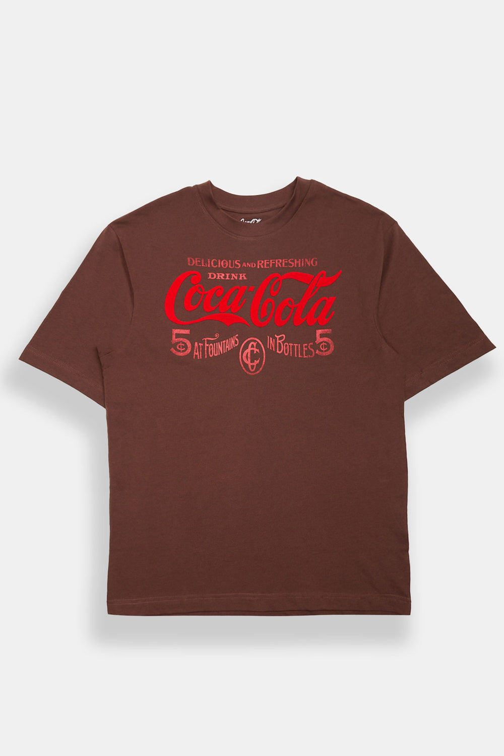 T-shirt surdimensionné imprimé Coca-Cola Five Cent T-shirt surdimensionné imprimé Coca-Cola Five Cent