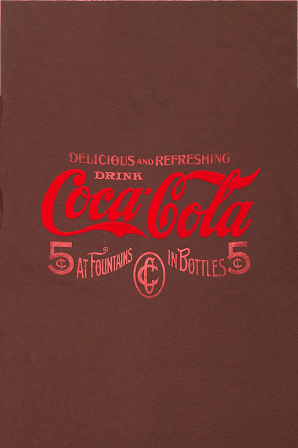 T-shirt surdimensionné imprimé Coca-Cola Five Cent T-shirt surdimensionné imprimé Coca-Cola Five Cent