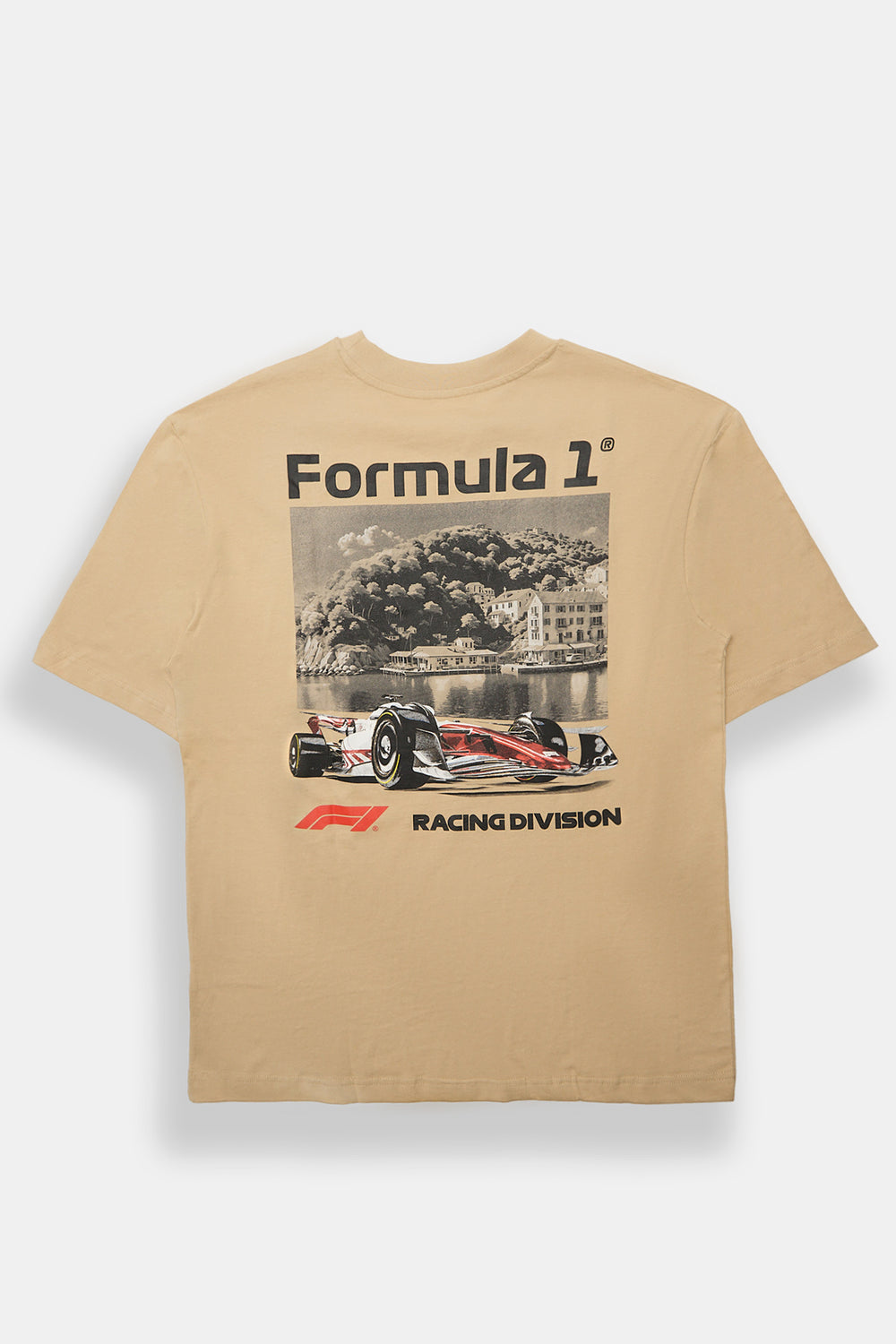 T-shirt surdimensionné imprimé Formula 1 Racing Division T-shirt surdimensionné imprimé Formula 1 Racing Division