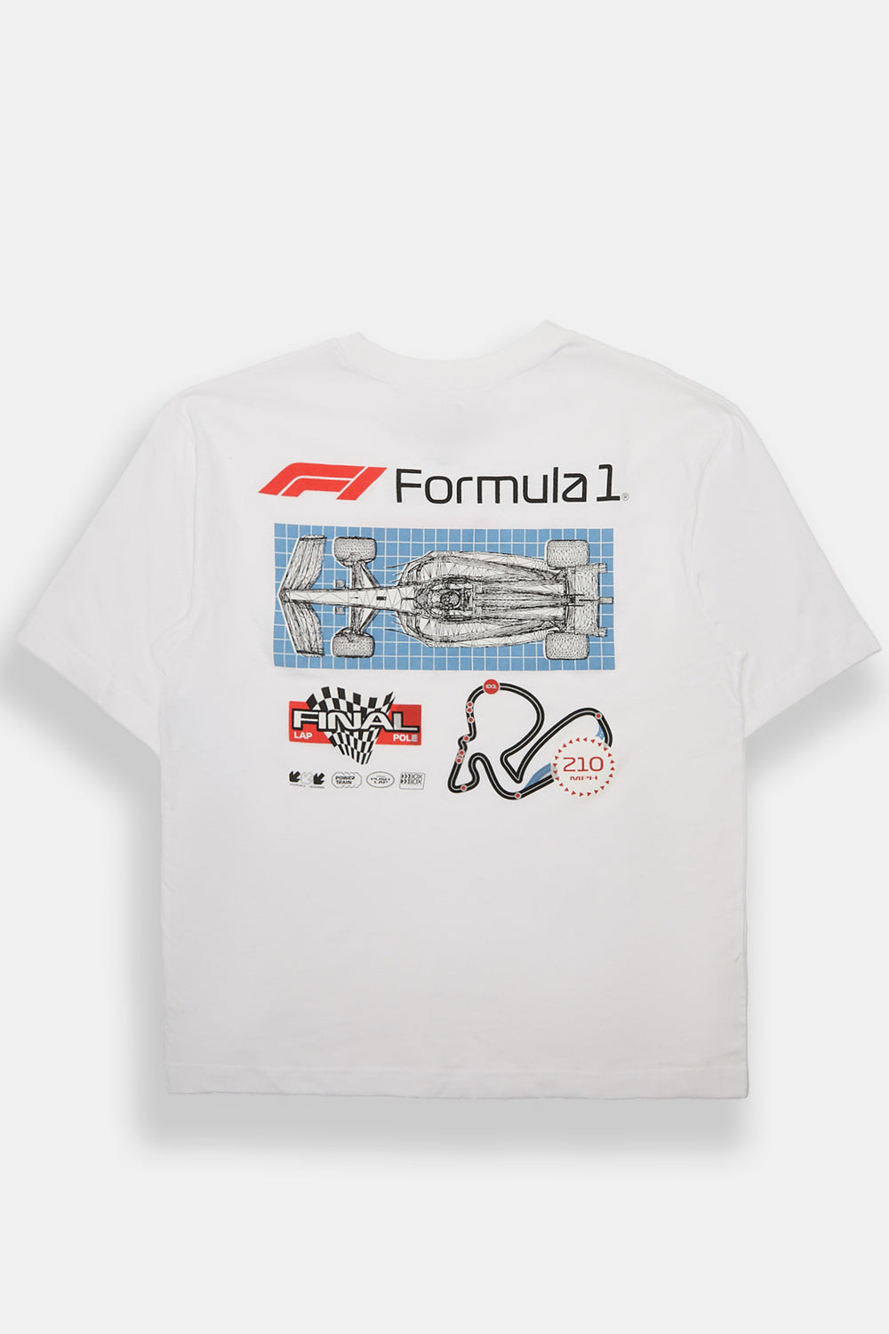T-shirt surdimensionné imprimé Formula 1 Final Lap T-shirt surdimensionné imprimé Formula 1 Final Lap