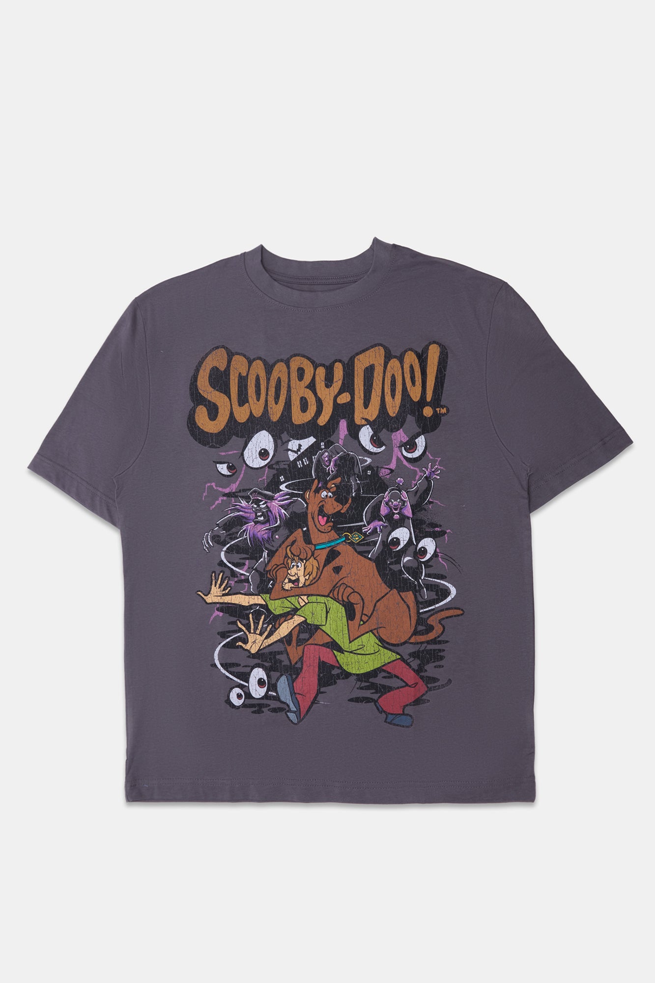 Mens Scooby-Doo! The Mystery Machine T-Shirt - Heather Grey /