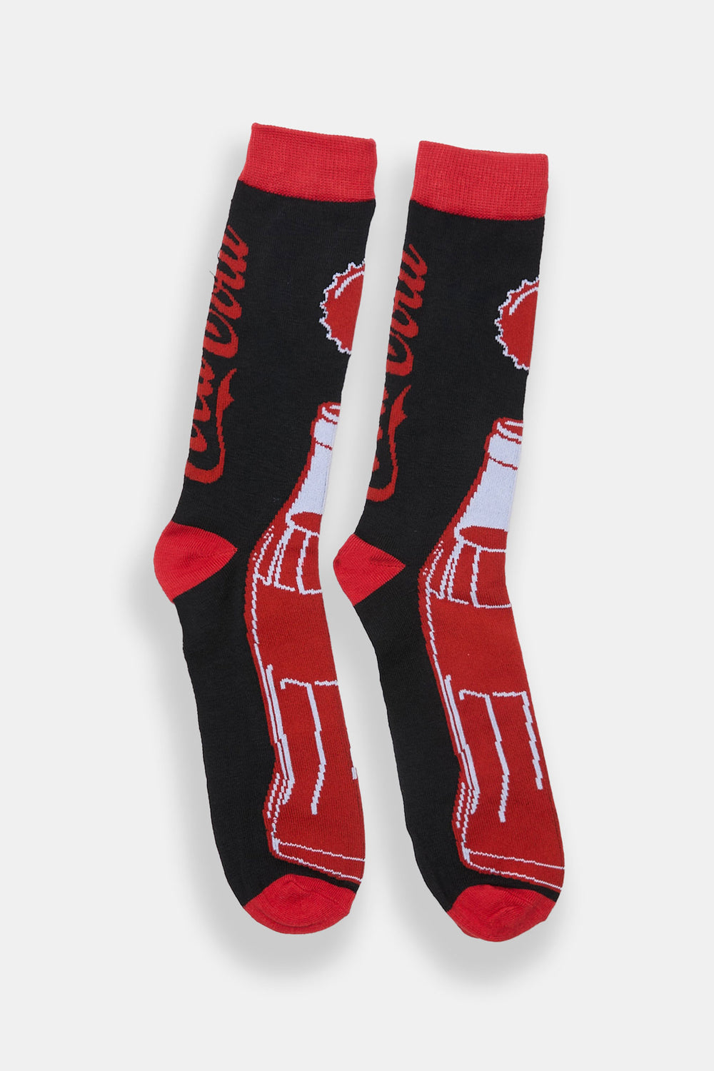 Coca-Cola Bottle Printed Jacquard Crew Socks Coca-Cola Bottle Printed Jacquard Crew Socks
