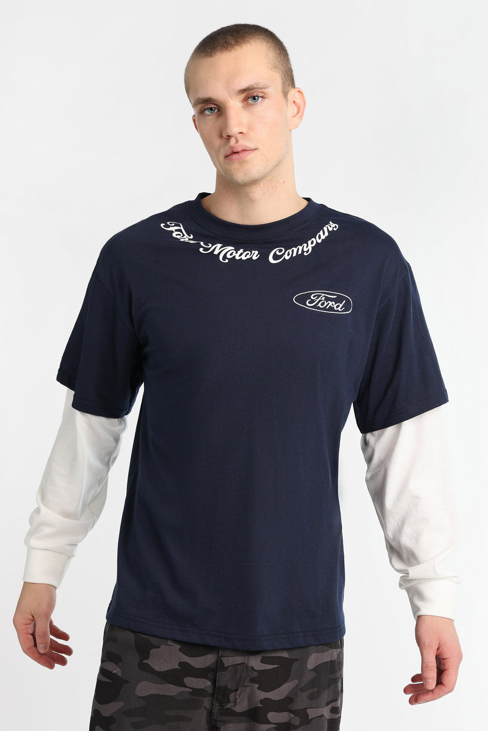 T-shirt à manches longues superposé Ford Motor Company T-shirt à manches longues superposé Ford Motor Company