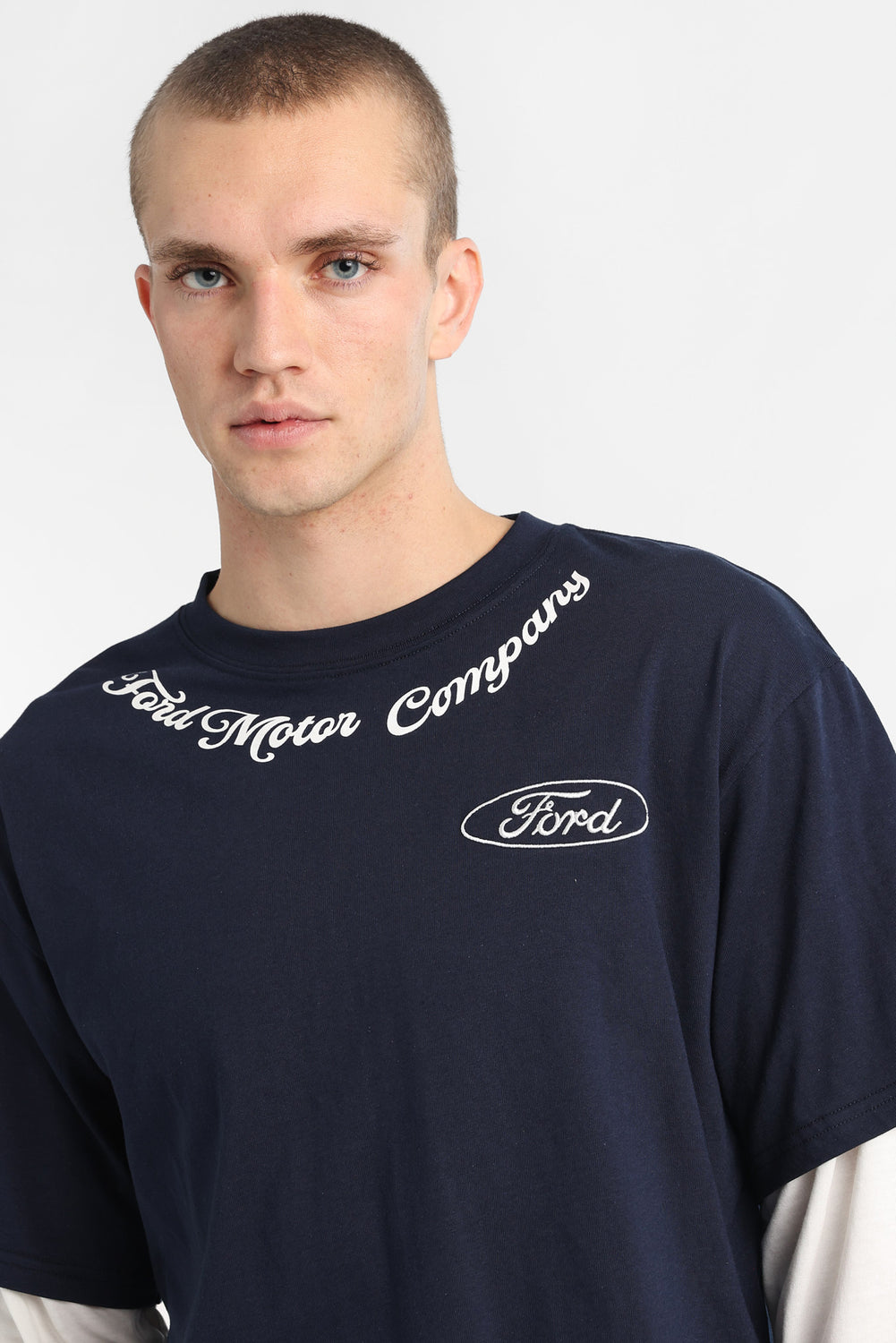Ford Motor Company Long Sleeve 2-Fer Tee Ford Motor Company Long Sleeve 2-Fer Tee