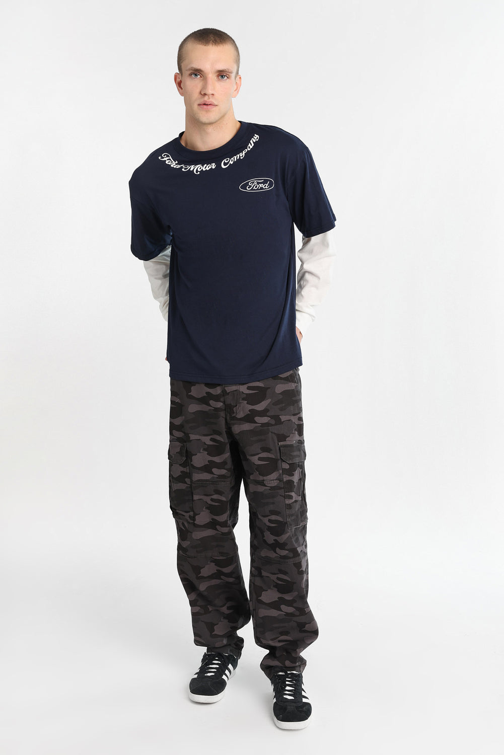 T-shirt à manches longues superposé Ford Motor Company T-shirt à manches longues superposé Ford Motor Company