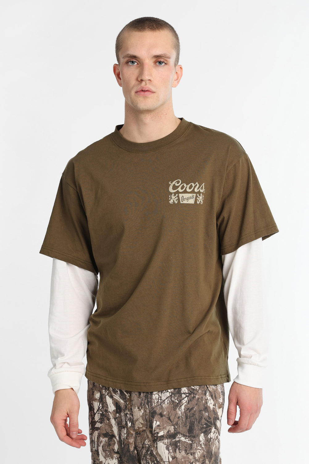 Coors Original Mountain Long Sleeve 2-Fer Tee Coors Original Mountain Long Sleeve 2-Fer Tee