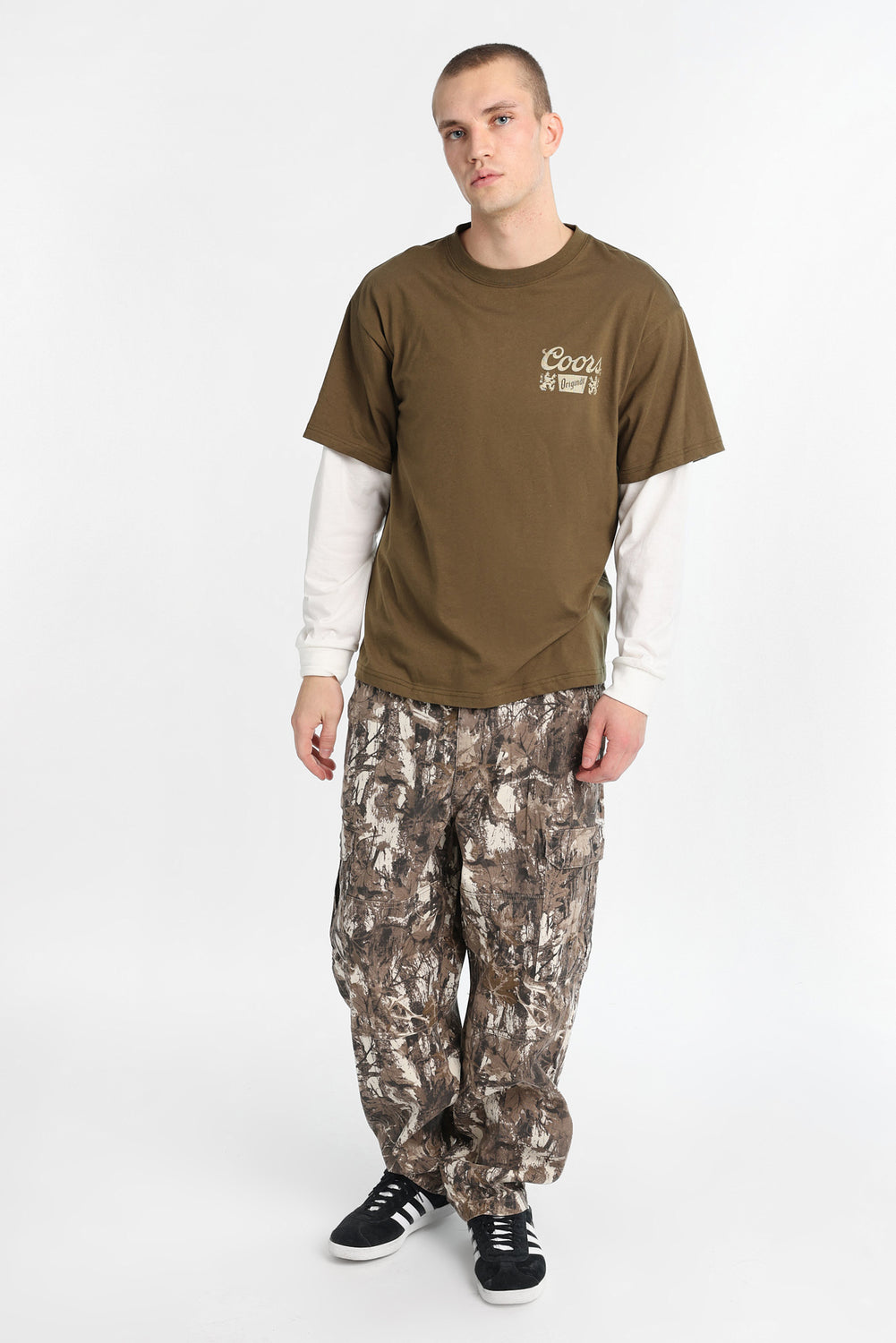 Coors Original Mountain Long Sleeve 2-Fer Tee Coors Original Mountain Long Sleeve 2-Fer Tee