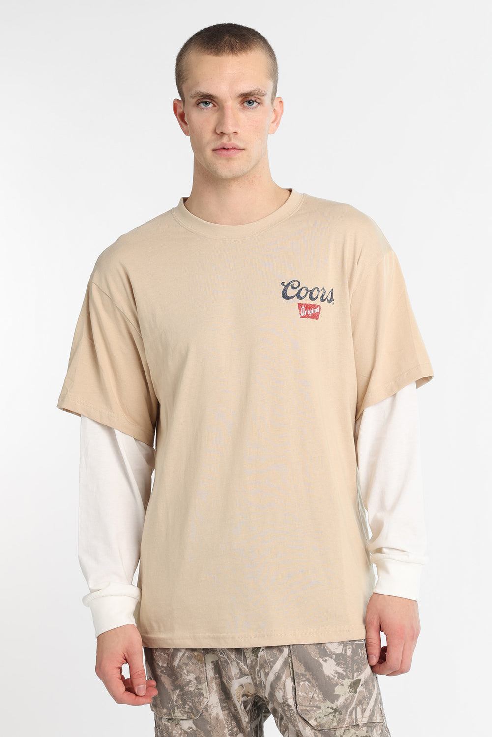 T-shirt à manches longues superposé Coors Golden Colorado T-shirt à manches longues superposé Coors Golden Colorado