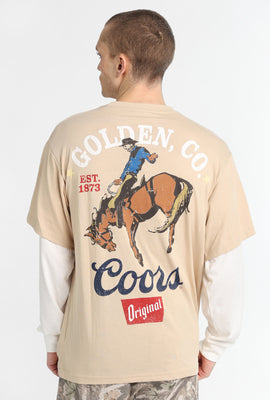 Coors Golden Colorado Long Sleeve 2-Fer Tee