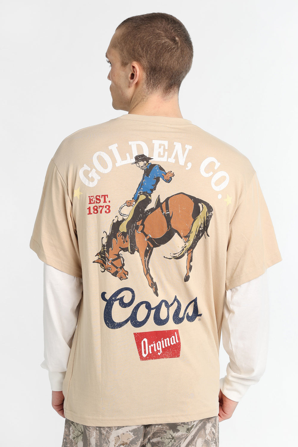 Coors Golden Colorado Long Sleeve 2-Fer Tee Coors Golden Colorado Long Sleeve 2-Fer Tee