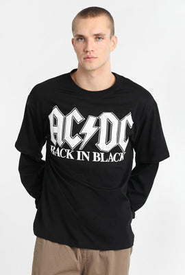 AC/DC Back In Black Long Sleeve 2-Fer Tee