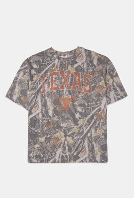 Mens Texas Longhorns Tree Camo T-Shirt