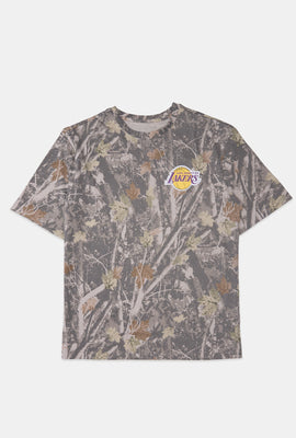 Mens LA Lakers Tree Camo T-Shirt