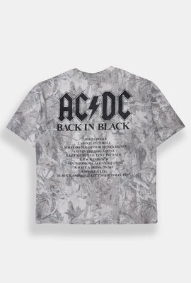 Mens AC/DC Back In Black Tree Camo T-Shirt