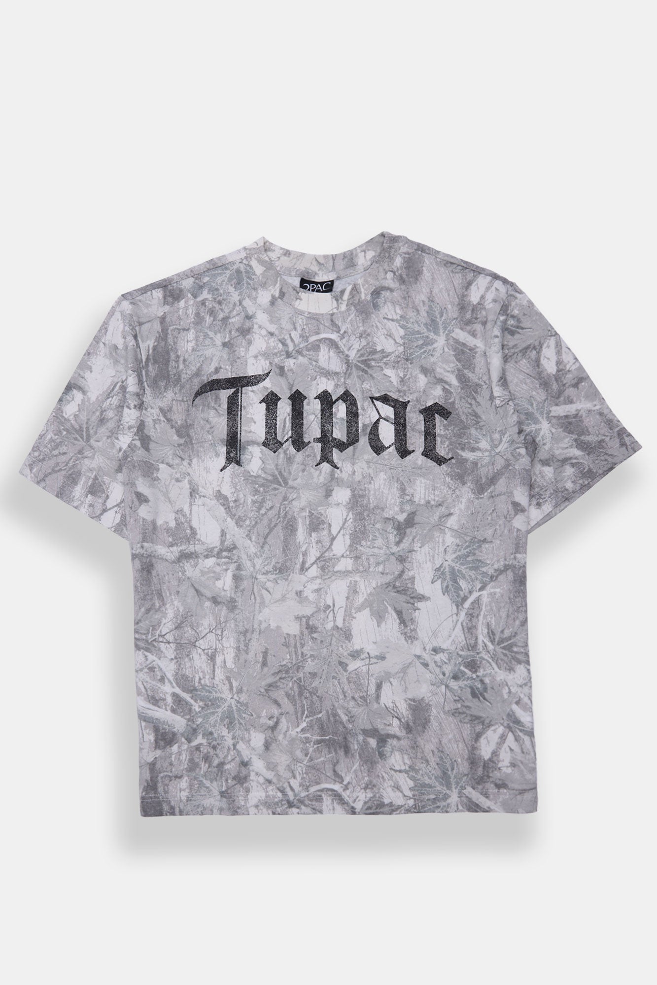 Mens Tupac Tree Camo T-Shirt - Camouflage /