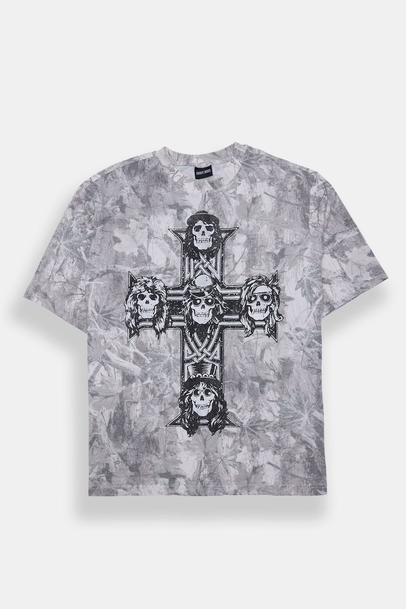 Mens Guns N' Roses Tree Camo T-Shirt - Camouflage /