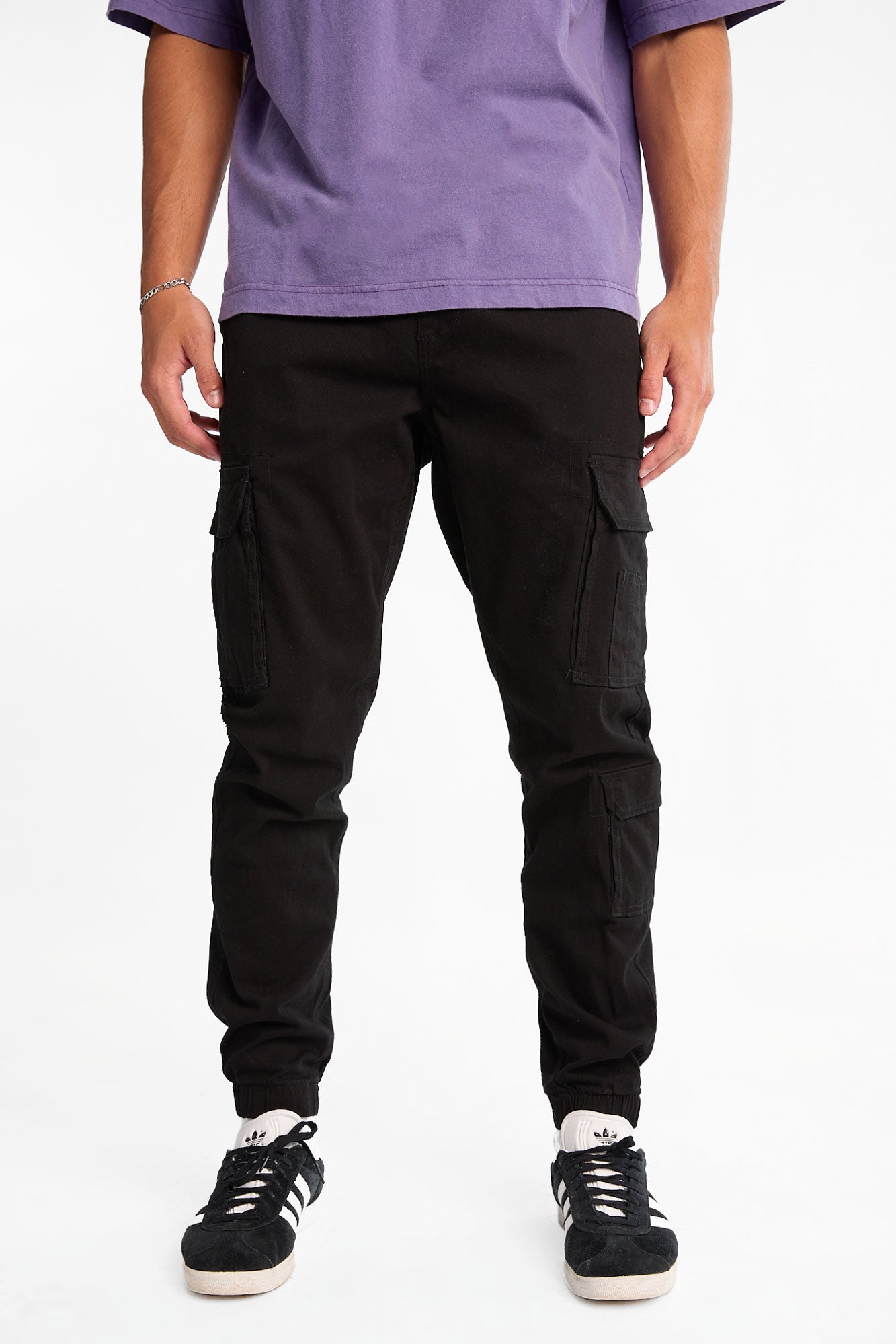 Loose Twill Cargo Jogger - /