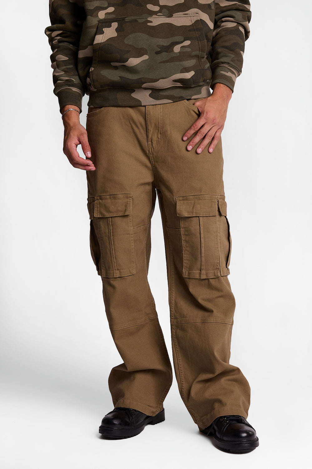 AERO Super-Baggy Cargo Utility Canvas Pants AERO Super-Baggy Cargo Utility Canvas Pants