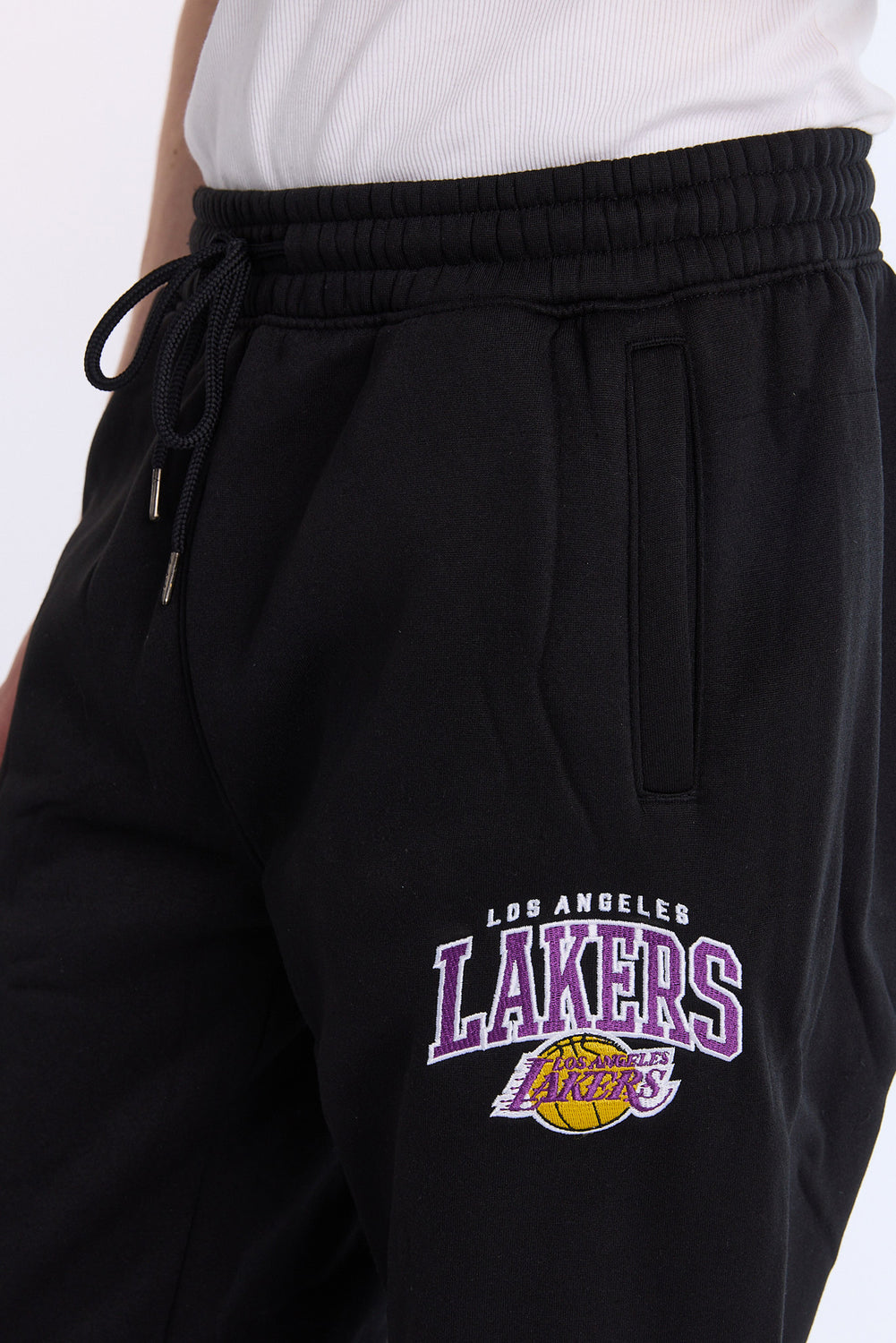 Mens LA Lakers Straight Leg Sweatpant Mens LA Lakers Straight Leg Sweatpant
