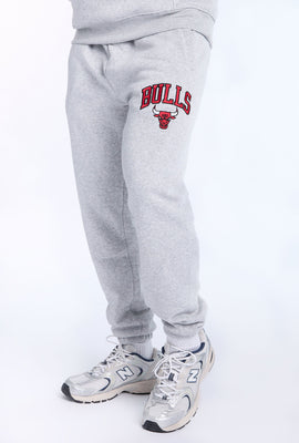Jogger en molleton gris chiné Chicago Bulls homme