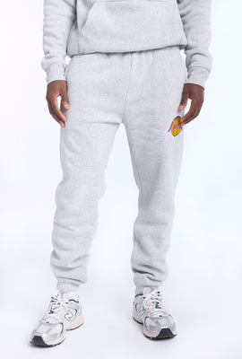 Mens LA Lakers Grey Melange Sweatpant