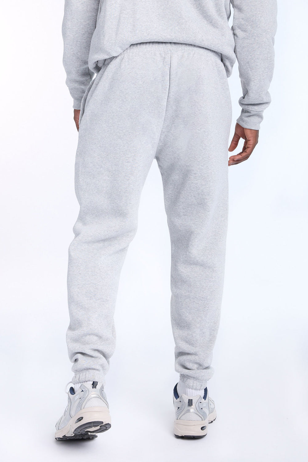 Mens LA Lakers Grey Melange Sweatpant Mens LA Lakers Grey Melange Sweatpant